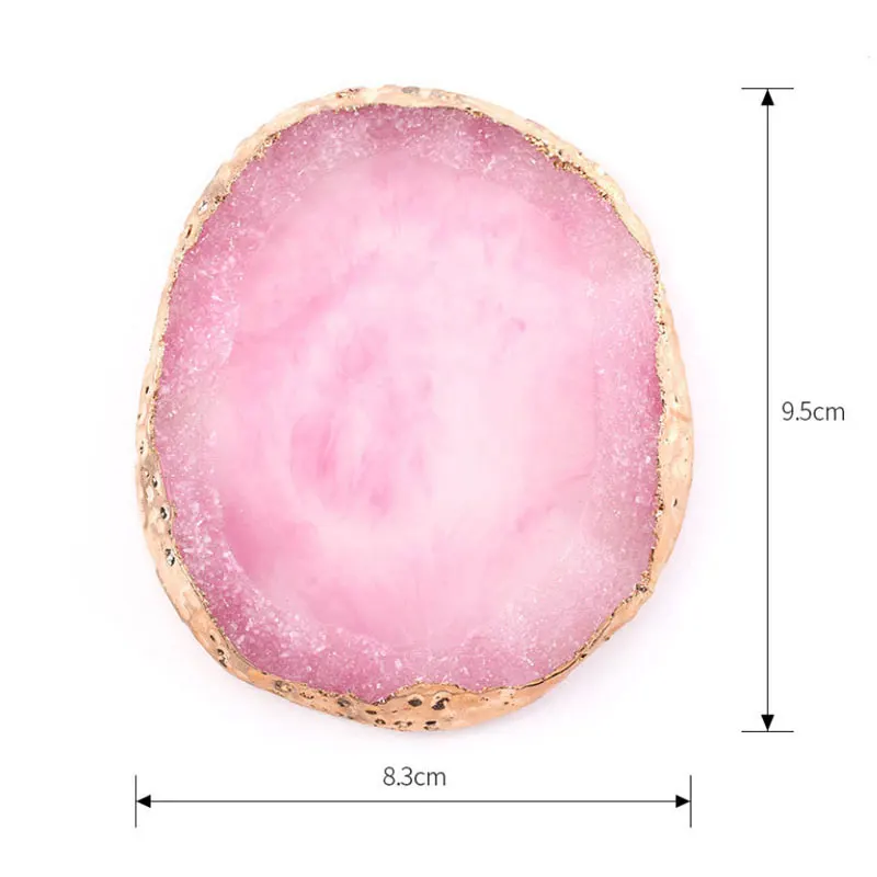 1 шт. Круглый полимерный Агат для ногтей |