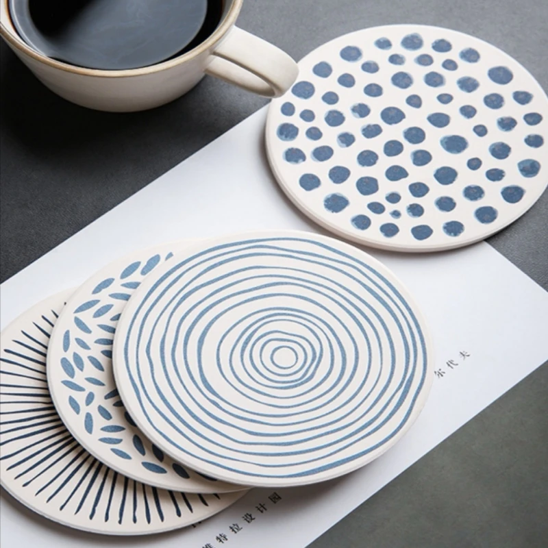 Силиконовая водопоглощение Быстросохнущий Подставка под кружку Коврики на стол