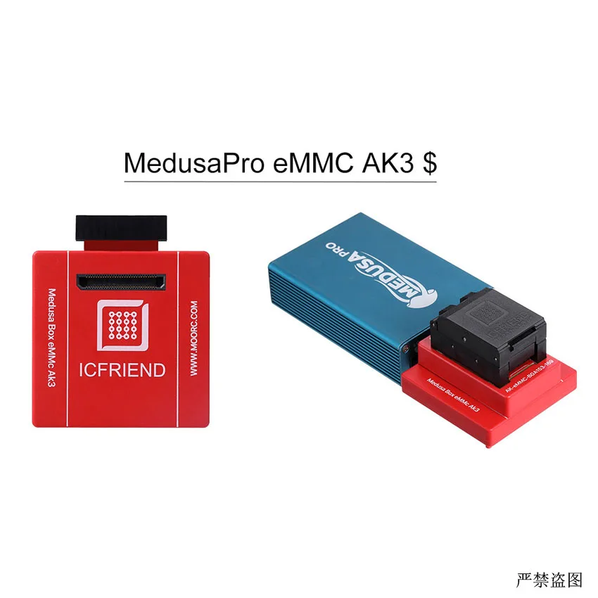 Адаптер MOORC ICFRIEND AK-BGA eMMC 11 в 1 с Z3X легкий Jtag Plus UFI Box Medusa Pro | Мобильные телефоны и