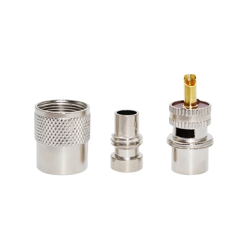 

10-Pack PL259 Solder Connector Plug with Reducer for RG8, RG-213 Coaxial Coax Cable