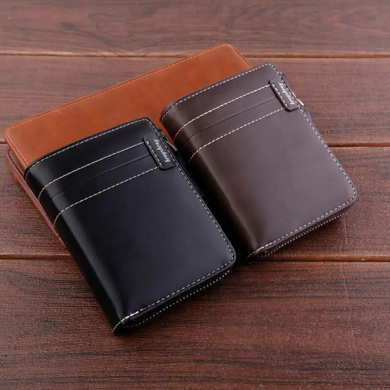 Новый мужской кошелек 2020 изготовлен из искусственной кожи короткий зажим для