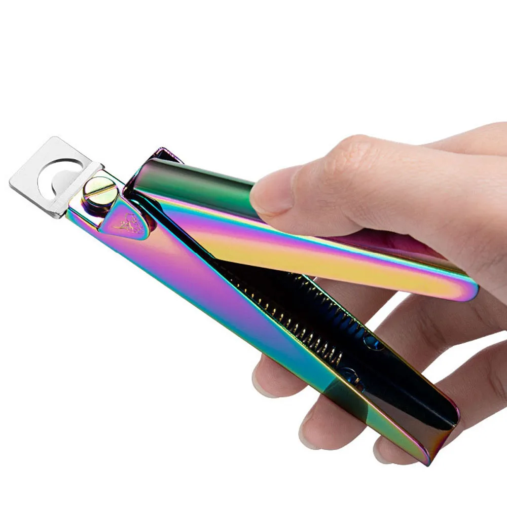 

Stainless Steel False Nail Clippers UV Gel Rainbow Edge Cutter Trimmer Pedicure Tool Professional Nail Art Tools Manicure Tool
