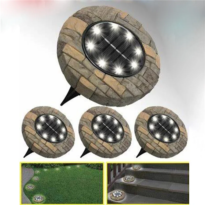 

Black Friday Stone Solar Energy Buried Lawn Light Suitable For Courtyard Garden Garden Garden Street Aisle Lighting