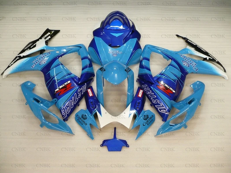 Обтекатель Abs для Φ 2006 Suzuki GSXR600 Обтекатели 2007 GSX R 750 кузов K6|Полные комплекты