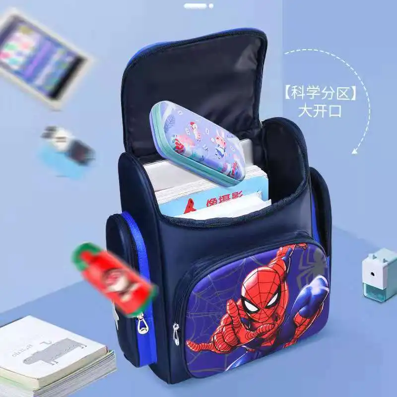 2021 New School Bags For Boys Primary Student Shoulder Orthopedic Backpack Grade 1-6 Large Capacity Super Light Mochila Escolar