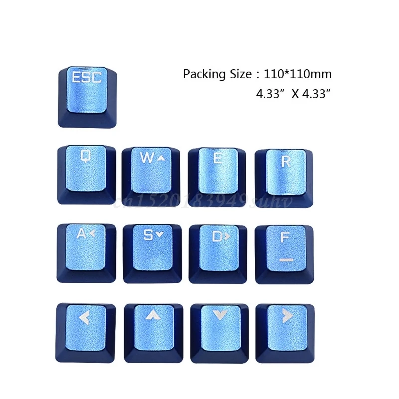 

Metal CNC Aluminum MX Switches OEM Profile Kyecap ESC WASD Arrow Keys for Mechanical Keyboard Switches Keycap for GK61 GK64