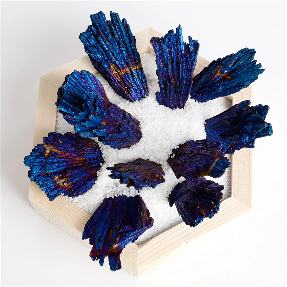 1 шт. камни и кристалл черный турмалин природные Синие Цвета минералы синий титан