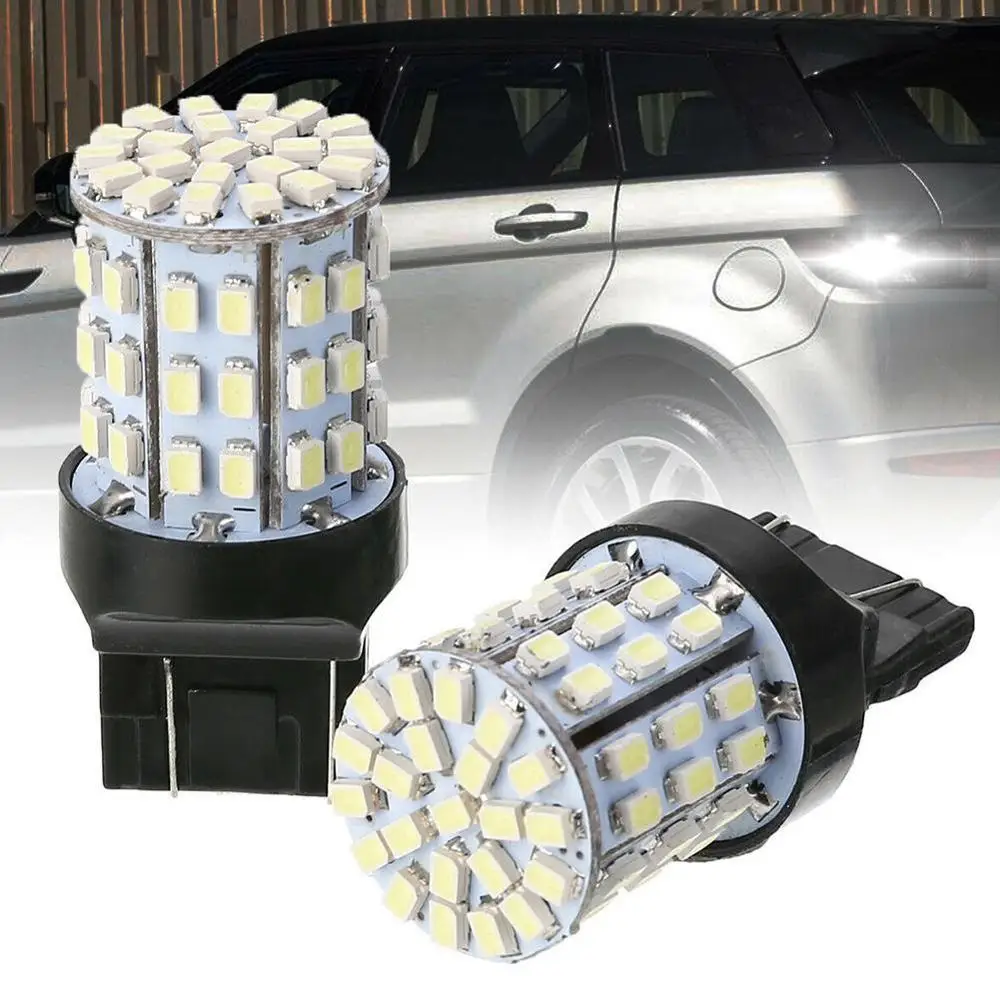 Автомобильный 1x T20 Универсальный тормозной светильник 12V белый 6000K LED5W задний