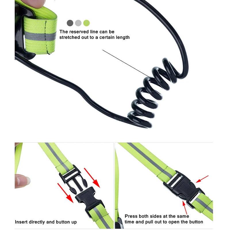 

USB Rechargeable Running Light Chest Light Night Running Safety Warning Light