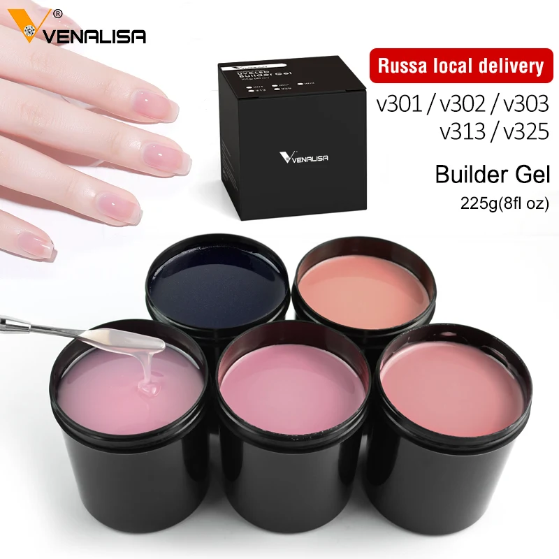 Тонкий гель для ногтей 8 унций 225 г наращивание французских 25 цветов отмачиваемые