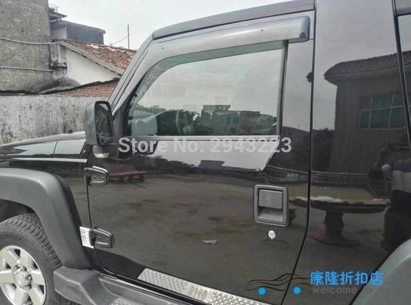 Автомобильный Стайлинг для JEEP Wrangler 2004-2017 2018 ABS Пластиковый защитный козырек от