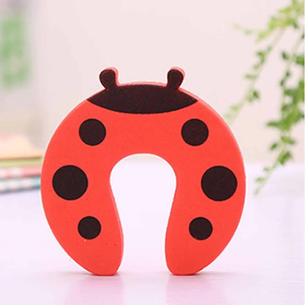 

1/5Pcs Baby Finger Pinch Guards Keep Safety Children Holder Random Color Door Stopper Doorknob Wall Protection Children