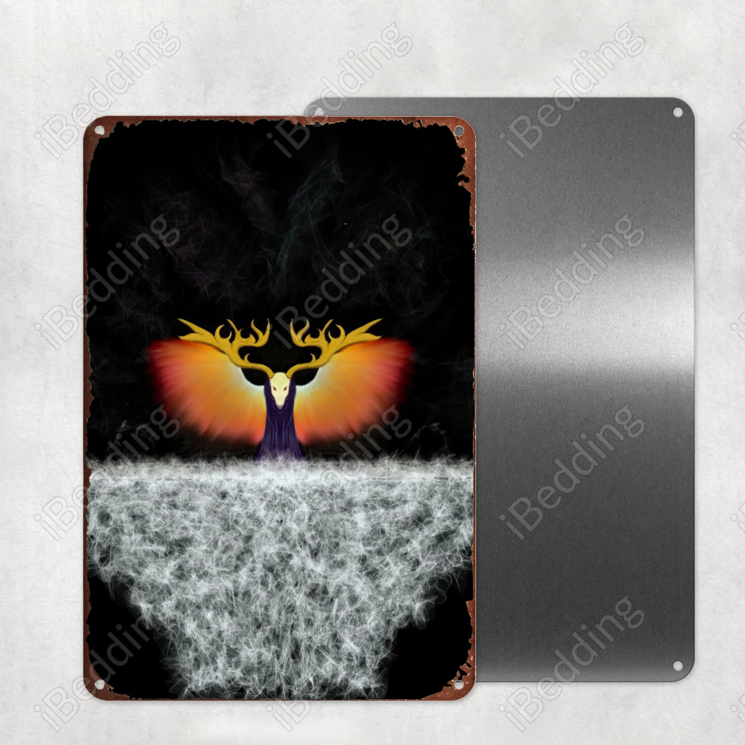 

Настенный декор «Ангел мертвых», металлическая фотография, панель размером 20x30 см