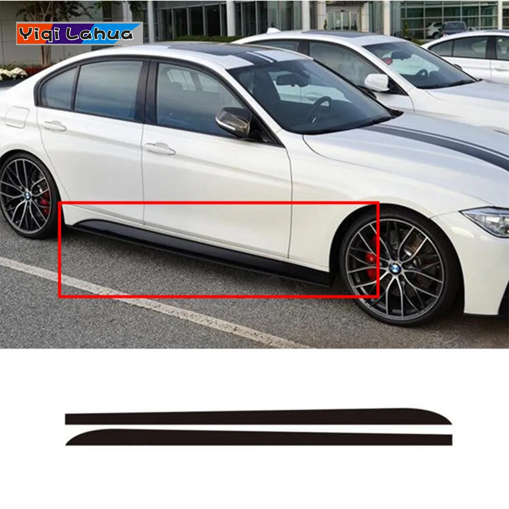 

M Performance Side Skirt Sill Stripe Body Decals Stickers For BMW E90 E92 E93 F20 F21 F30 F31 F32 F33 F34 F15 F10 F11 F02 G30