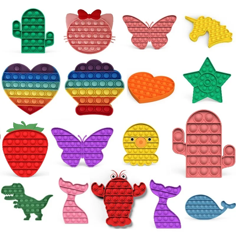 

Push Popit Plays Bubble Fidget Toys Pack Simple Dimple Sensory Autism Special Need Funny Fidget Squeeze Antistress For Hands Toy