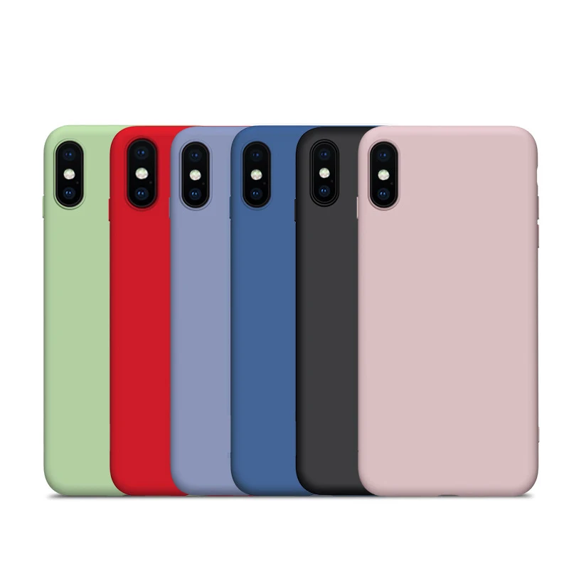 Жидкий силиконовый чехол для телефона Iphone XI XIR MAX 2019 X XS XR 8 7 6 6s plus 2019|Бамперы| |