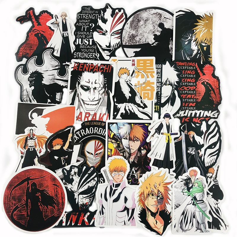 Pegatinas de lej&iacute;a para animaci&oacute;n cl&aacute;sica japonesa, 50 Uds., para nevera, Maleta, diario, libro de recuerdos, pegatina de Graffiti resistente al agua-1