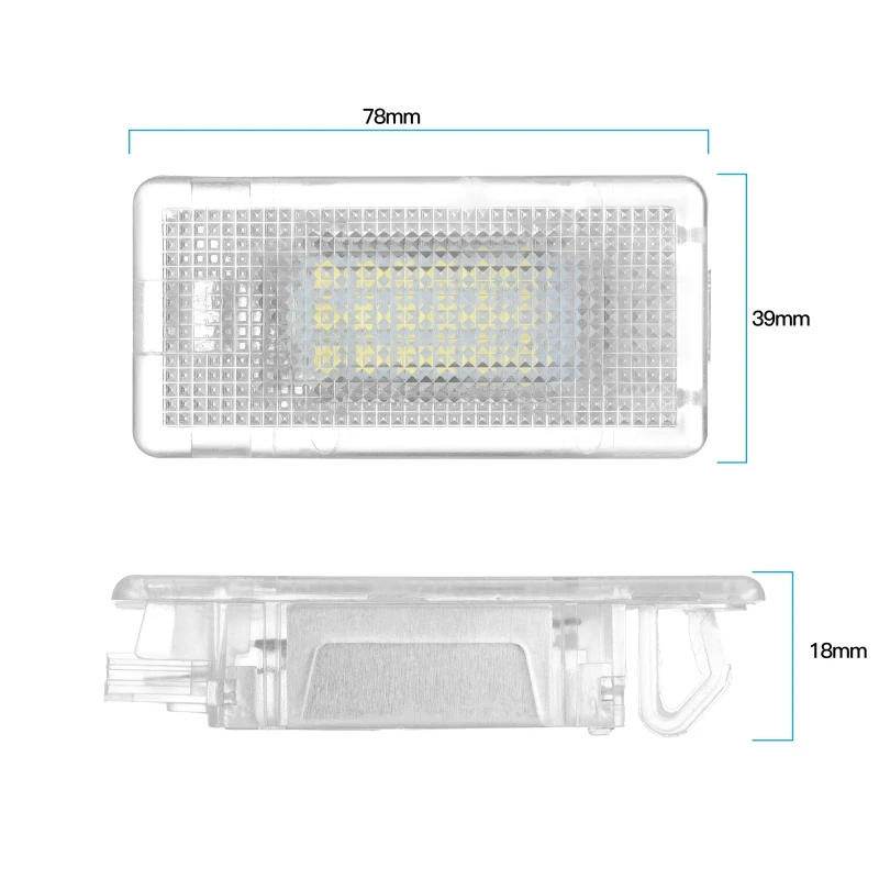 For BMW Footwell Luggage Trunk Boot Glove Box LED Light for E36 E38 E39 E46 E60 E60 E61 E65 E66 E82 E88 E90 E90 E91 E92 E93 images - 6