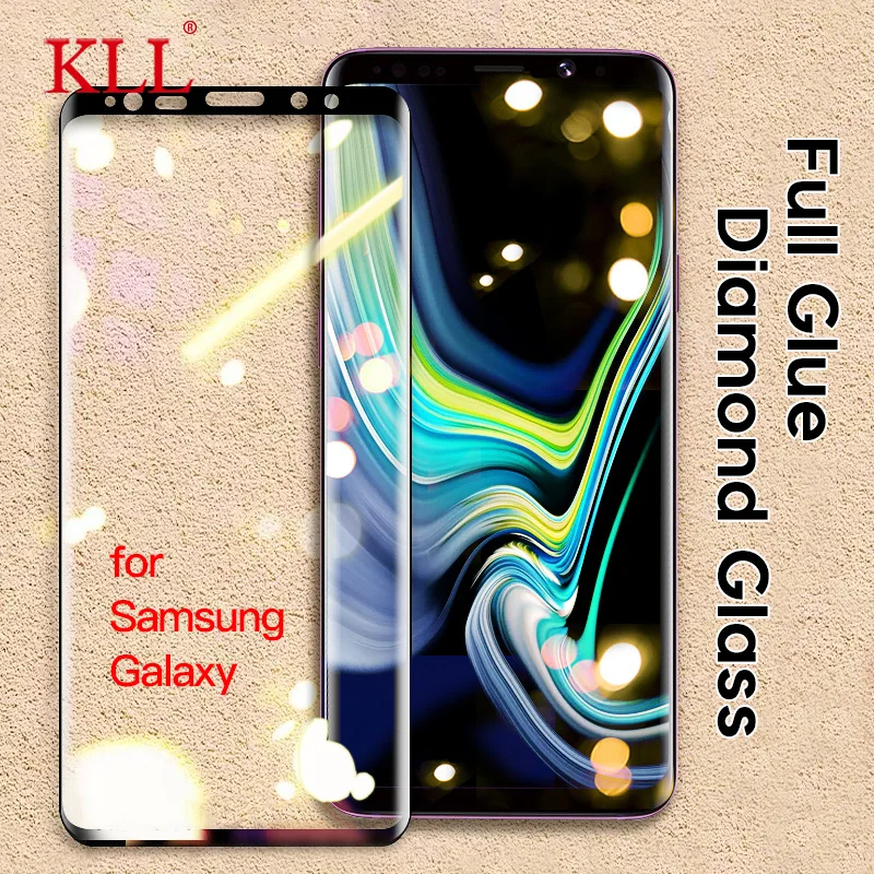 

Full Glue Curved Full Cover Tempered Glass for Samsung Galaxy Note 10 9 8 Screen Protector for Samsung S20 Ultra S10 S9 S8 Plus