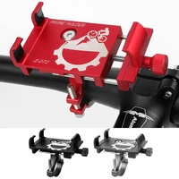 bicycle phone holder bike motorcycle handlebar clip stand gps mount bracket metal smartphone holder for mountain bike scooter