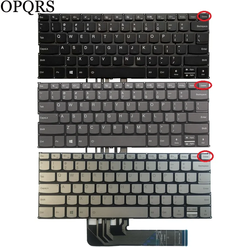 Teclado para Lenovo Teclado com Retroiluminado Novo Ouro Cinza Preto Eua C340-14 C340-14api C340-14iml C340-14iwl us –
