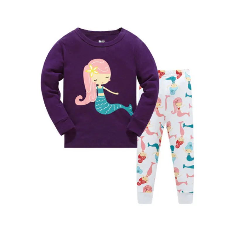 

Spring Autumn Baby Girls Sleepwear sets Cotton Children Clothing Cartoon Boys Clothes Fashion Kids Pajamas Outfit 3-8 years