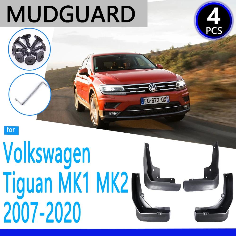 Брызговики для Volkswagen VW Tiguan MK1 MK2 2007 ~ 2020 автомобильные аксессуары брызговик крыло