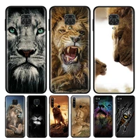 the fierce lion art silicone cover for xiaomi redmi note 9 9a 9c 9s pro max 8t 8 7 6 5 pro 5a 4x 4 prime phone case