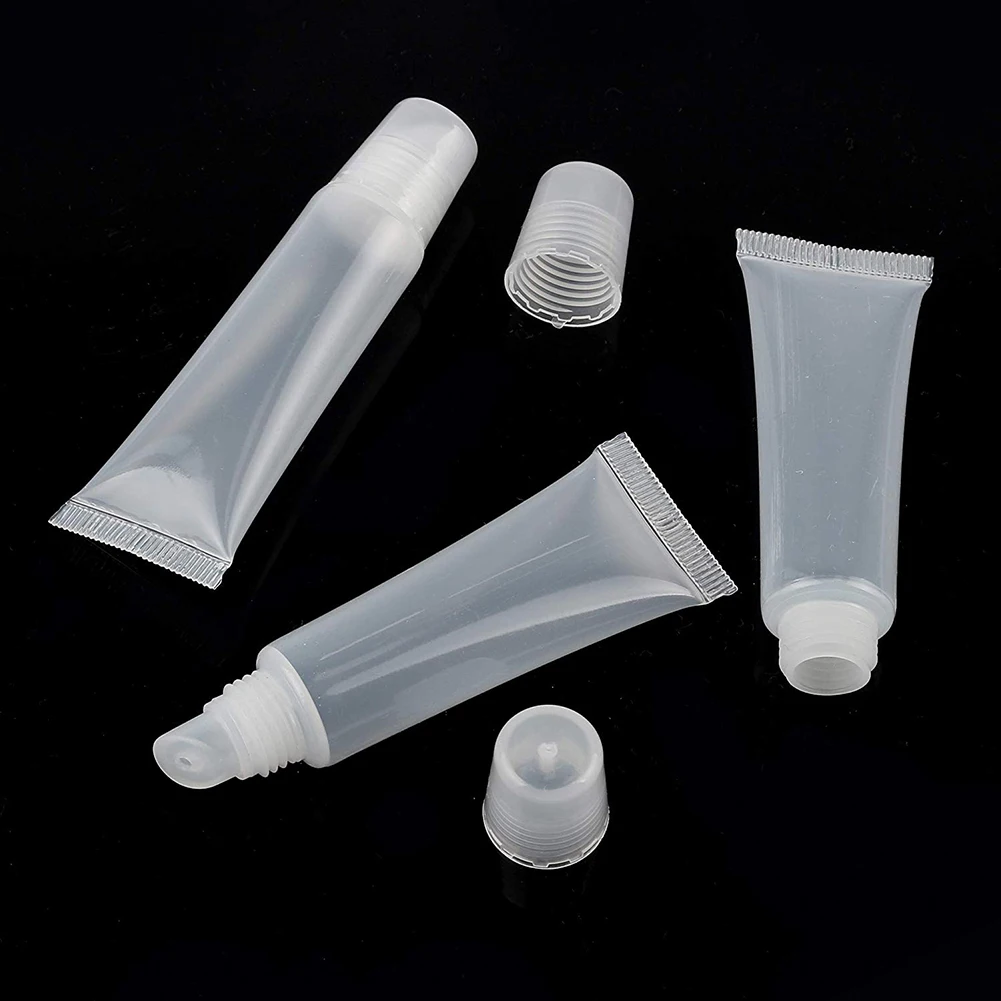 36 шт. 10 мл прозрачная трубка для блеска губ|Многоразовые бутылки| |