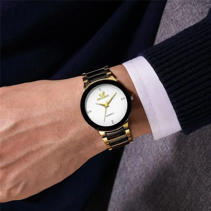 

Men's Watch 2020 Reloj Hombre Relogio Masculino Stainless Steel Quartz Wristwatch Men Sports Watch Clock Geneva Clock hours