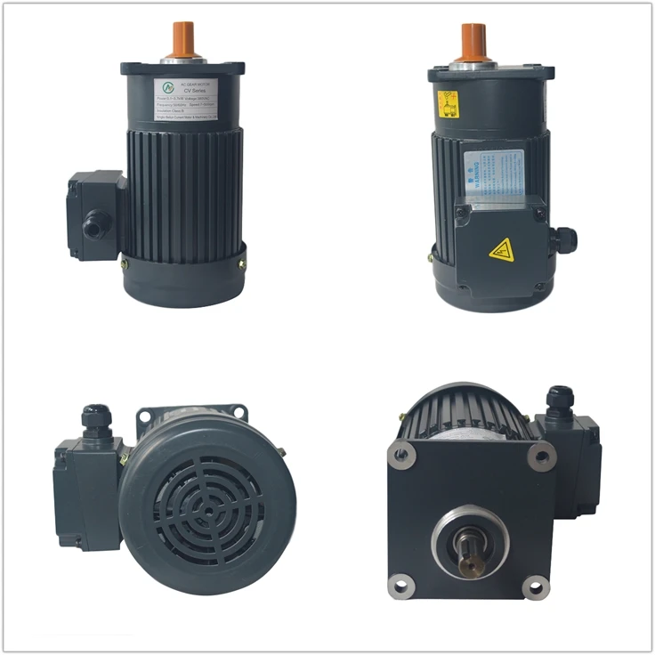 

CV0.75KW Ac Gear Motor With Brake 3 Phase 10Hp Small Gear Motor With High Torque