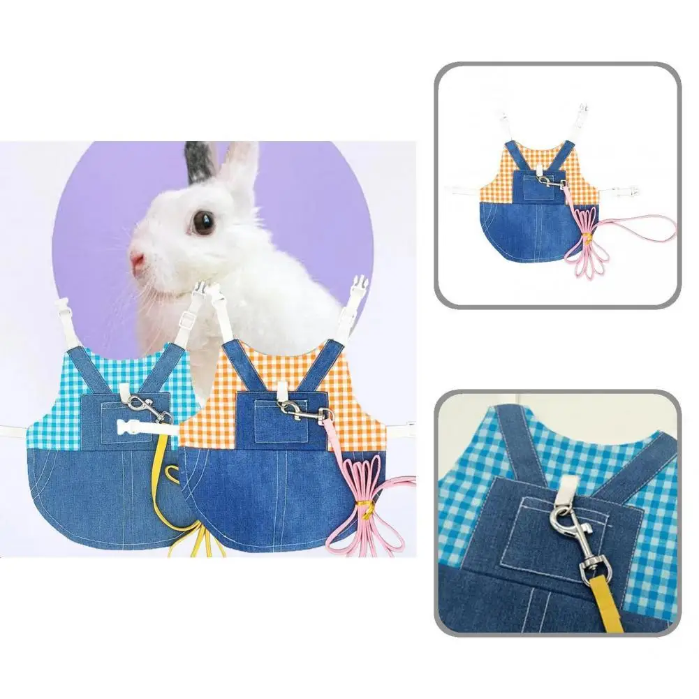 

1 комплект повседневных уютных маленьких строительных ремней унисекс костюм кролика прилегающие товары для домашних животных