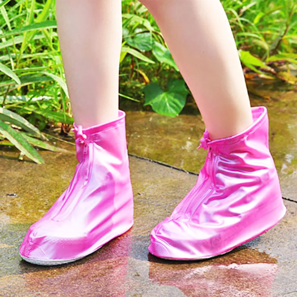 1 пара Водонепроницаемый защитная обувь для езды девочек и мальчиков с застежкой