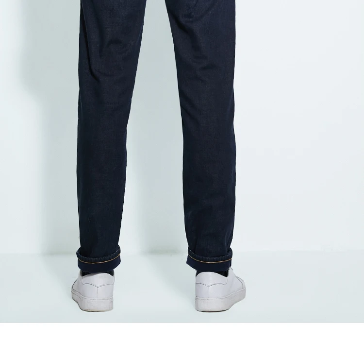 JackJones мужские зимние хлопковые Стрейчевые джинсы, теплые джинсовые штаны, мужская одежда 219332587
