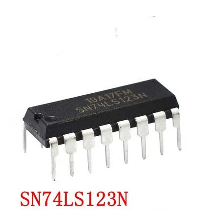 

10PCS 74LS123 HD74LS123P SN74LS123N DIP-16