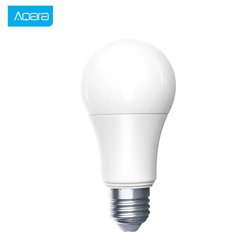1 PCS Умный светодиодный светильник Aqara 9W E27 2700 K-6500 K 806lum, настраиваемый светодиодный светильник белого цвета для дома и приложения MI Home - Цвет: 1 PCS