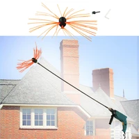 nylon chimney brush chimney sweep diy cleaning set brush electrical drill drive sweeping wire rod brush cleaning tool replace
