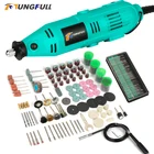 TUNGFULL Dremel мини-дрель, гравер, электрические инструменты для деревообработки с переменной скоростью, электрическая мини-дрель, вращающиеся инструменты