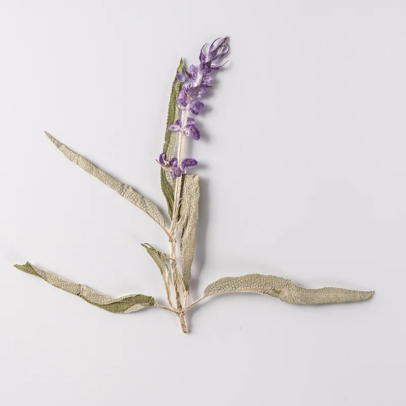 250 шт. искусственные цветы Salvia великолепная var.atropurpura гербарий для макияжа