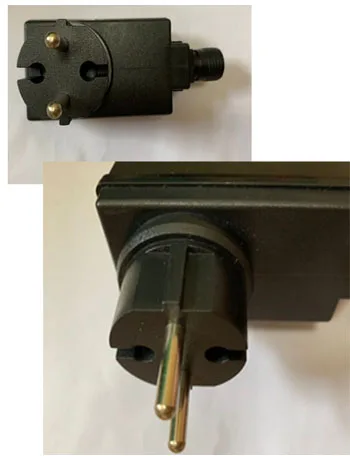 EU Standard 220Vplug Высококачественный прекрасный надувной снеговик Санта Клаус 1,6 м рождественский дом и сад Горячая украшения - Цвет: EU Standard 220Vplug