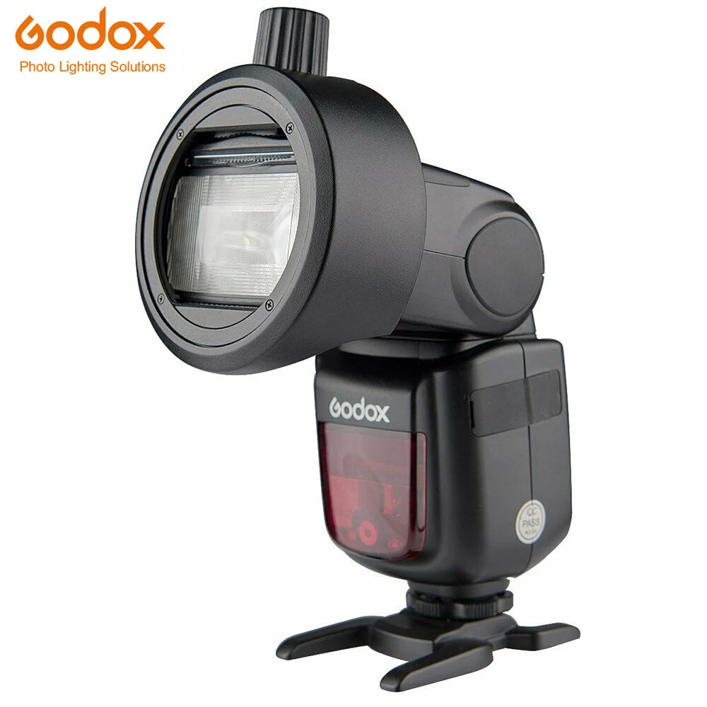 Godox S-R1 Adapter AK-R1 Round Flash Head Magnetic Modifier for V860II V850II TT685 and TT600 Series Flashes | Электроника