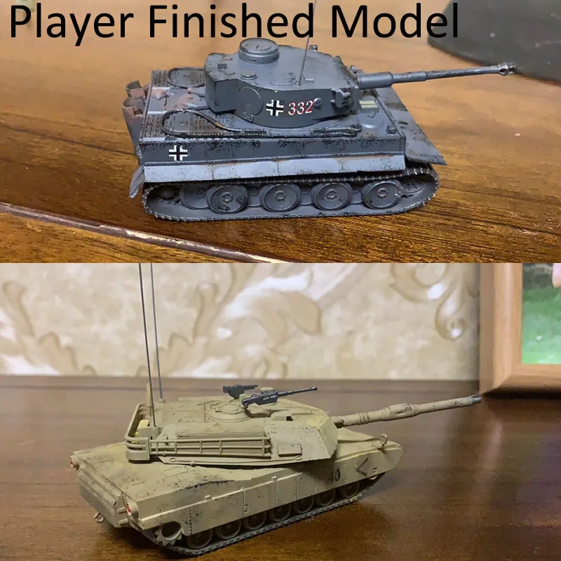 1/72 собранная модель бака немецкий тигровый тип обслуживания пантера M1A2 Merkawa Leopard