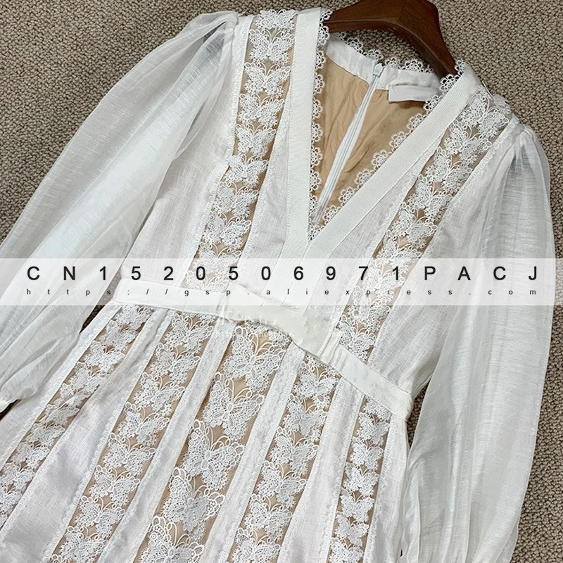 Сексуальное платье в стиле ретро с v образным вырезом и рукавами