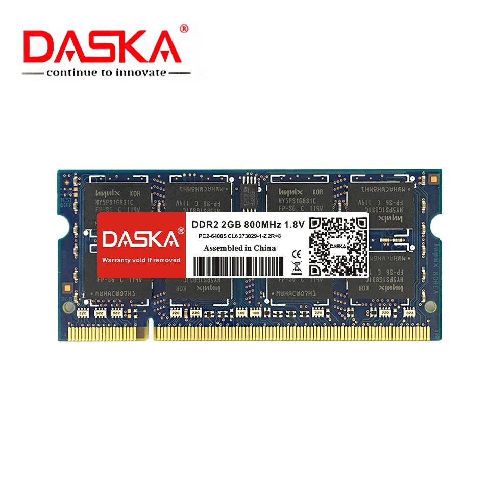 Оперативная память DASKA ddr2 для ноутбука 2 ГБ 4 Гб sodimm|Оперативная память| |