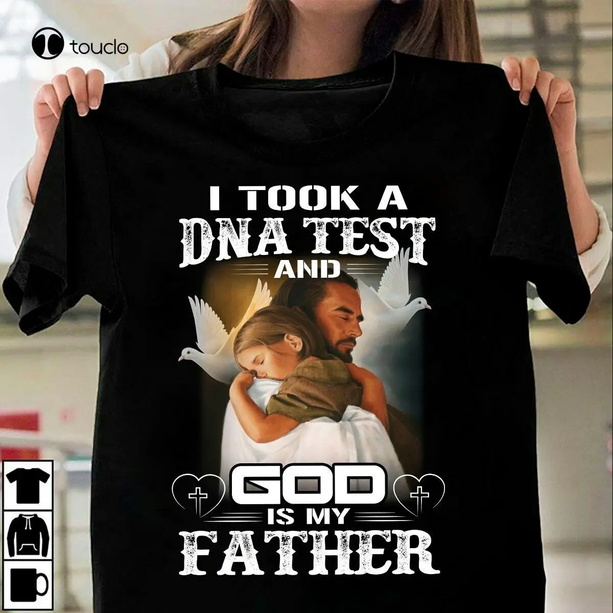

Jesus T-Shirt I Took An Dna God Is My Father Unisex Men Women Gift shirts men
