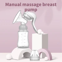 hand type breast pump baby milk bottle nipple with sucking function product feeding maternal milk collector mother use