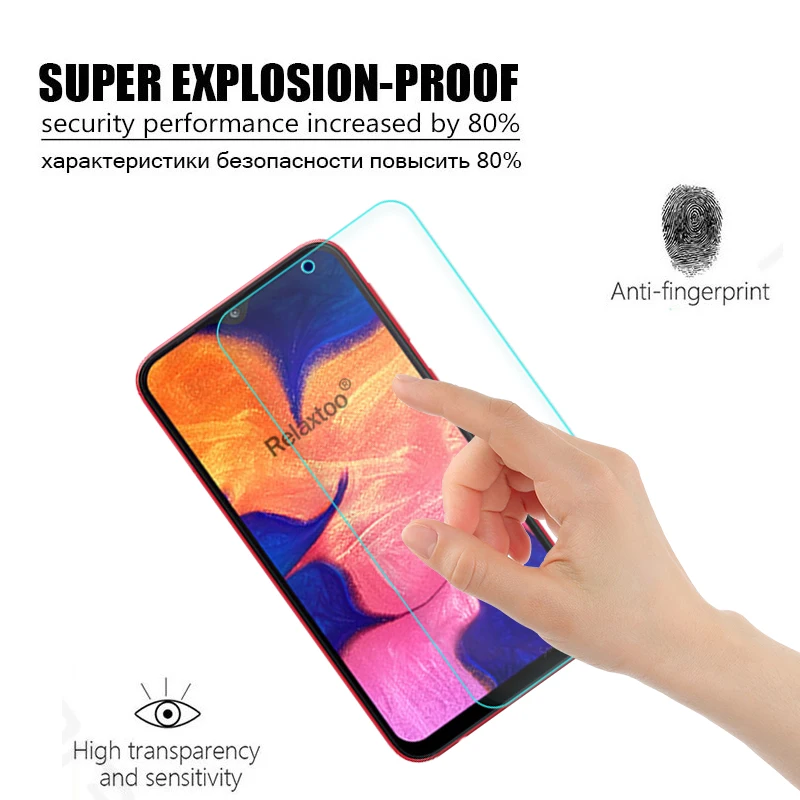 Закаленное стекло для samsung Galaxy a10 2 шт./лот Защитная пленка экрана a 10 a105 105F|Защитные