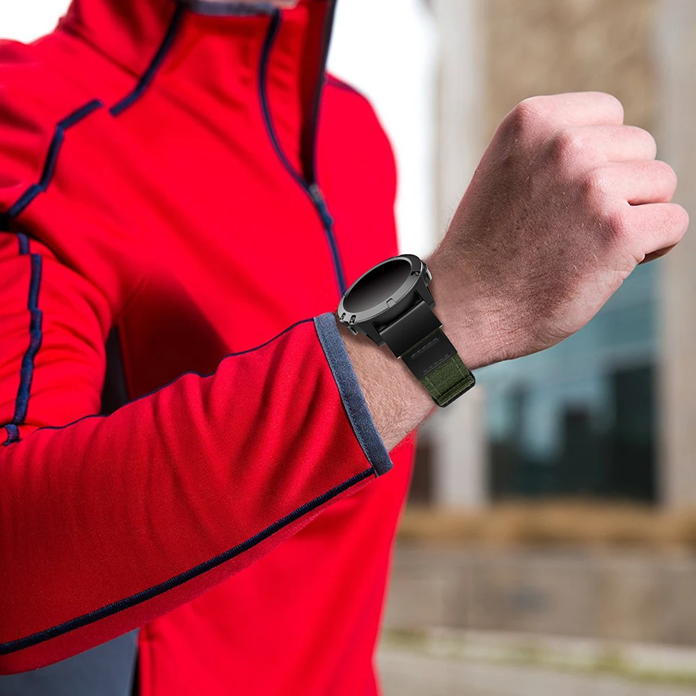 Ремешок для Garmin Fenix 6X 5X 3 3HR 6 5 plus ремешок умных часов нейлоновый ремень Forerunner 935 945 22