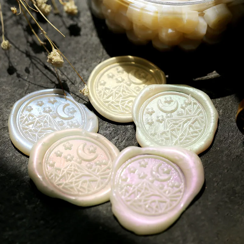 100 шт./пакет нейтральные глянцевые цветные восковые бусины для самостоятельного