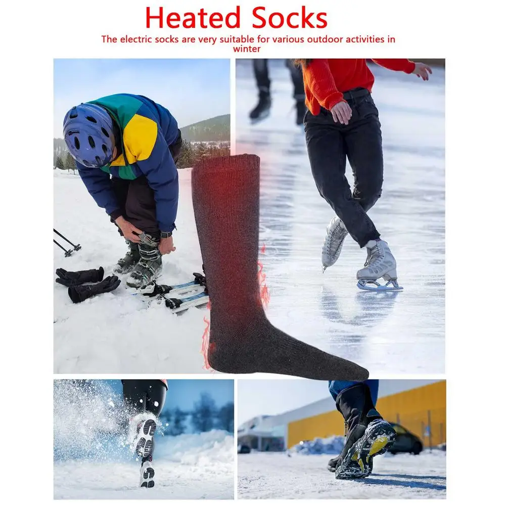 

Winter Heated Socks Foot Warmer Heating Socks Breathable Comfortable Electric Feet Protector